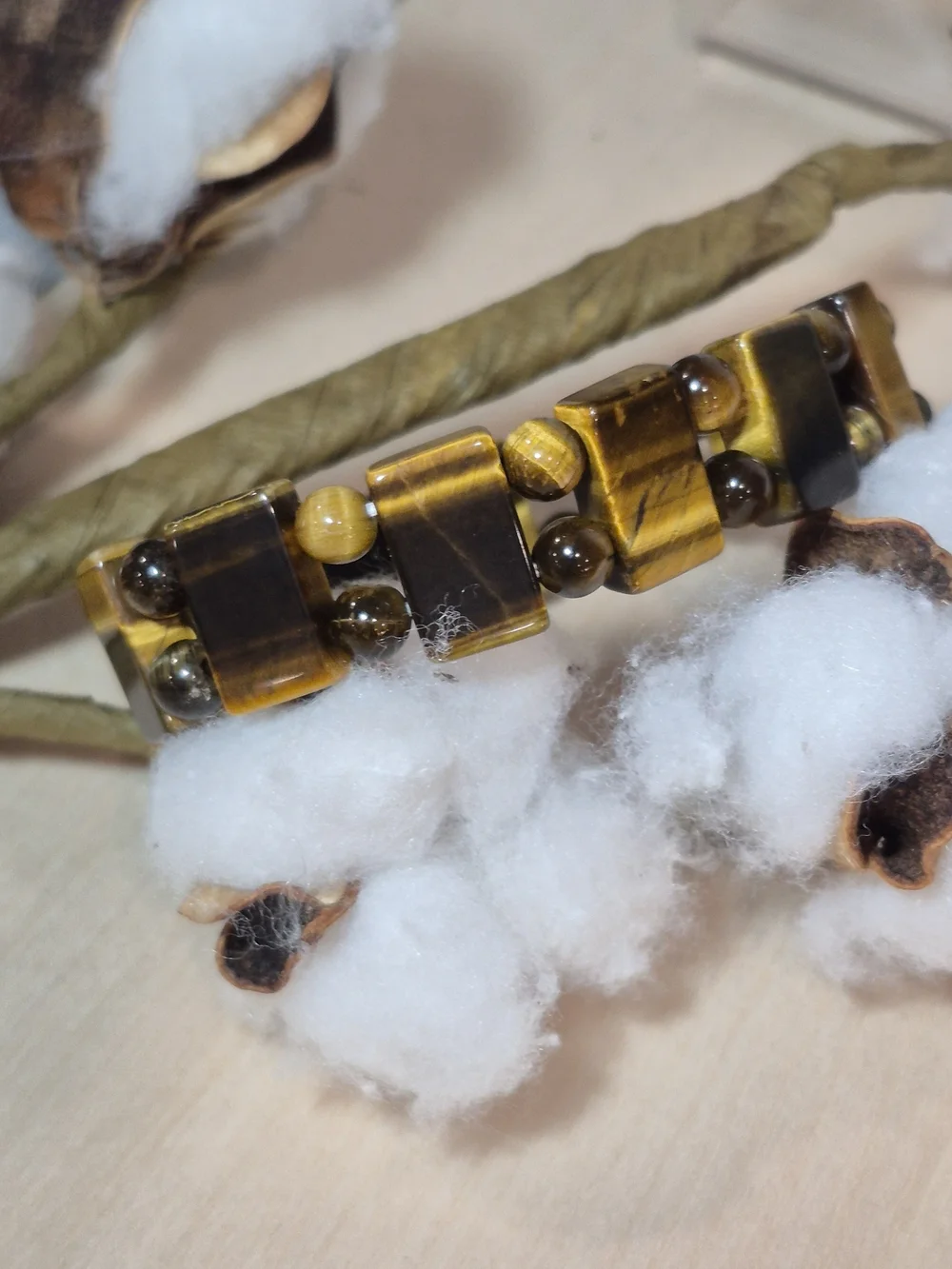 🤎🤎NEW🤎🤎 PRETTY!! Natural Stone TIGERS EYE Stretch Bracelet